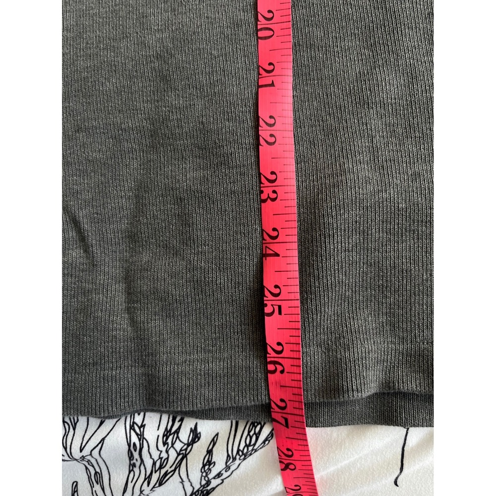 Polo Ralph Lauren Mens Quarter Zip Pullover Grey Cotton Sweater XL Pony Logo - Picture 6 of 7